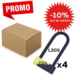 Antivols U SRA D19 L305 - Carton de 4 U - PROMO