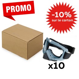 Masque cross Nexone Gris - Carton de 10 Masques - PROMO