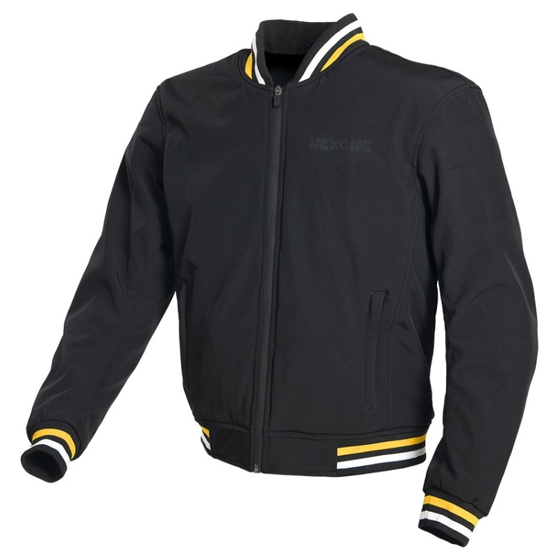 Blouson urbain homme GIANNI Couleur Noir/Jaune