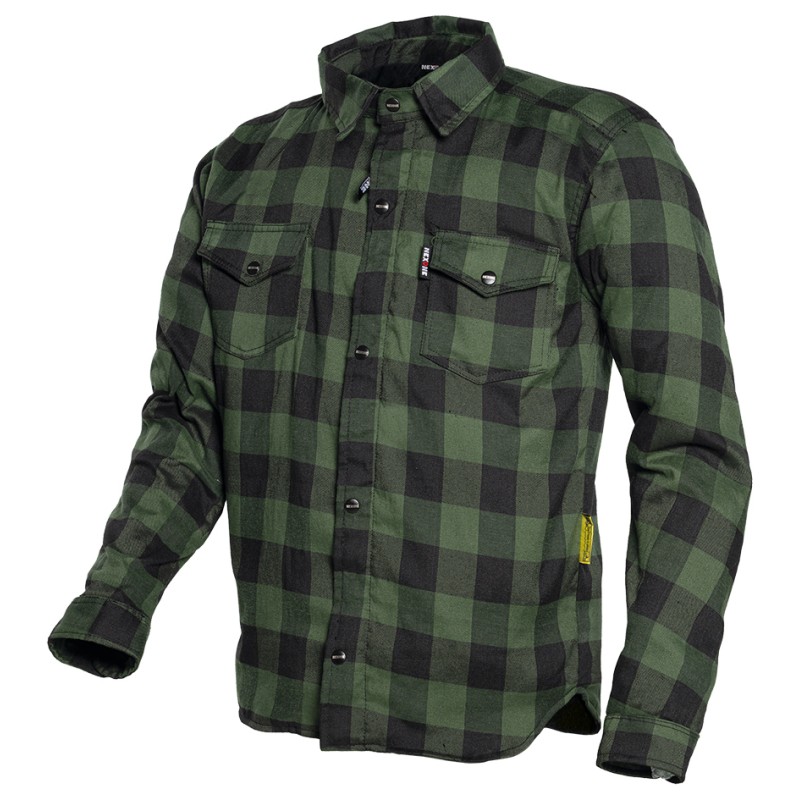 Chemise Moto Couleur Kaki