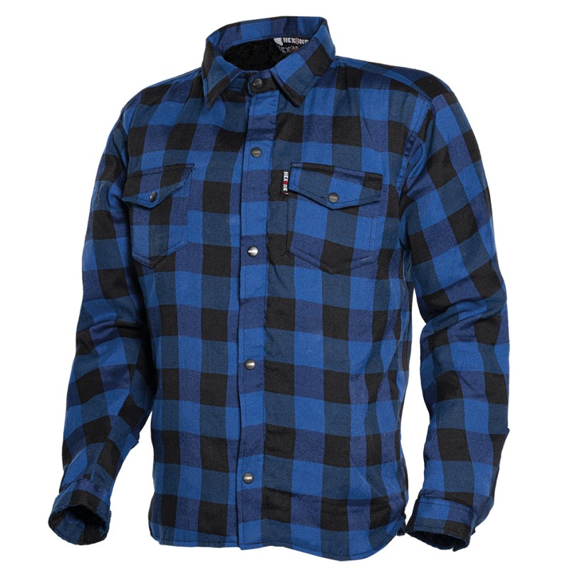 Chemise Moto Couleur Bleu