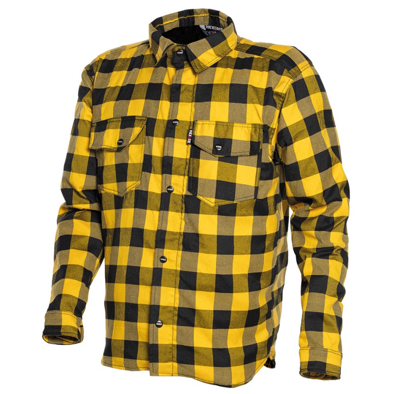 Chemise Moto Couleur Jaune