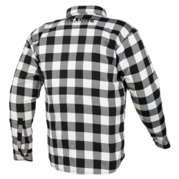 Chemise Moto Couleur Blanc/Noir